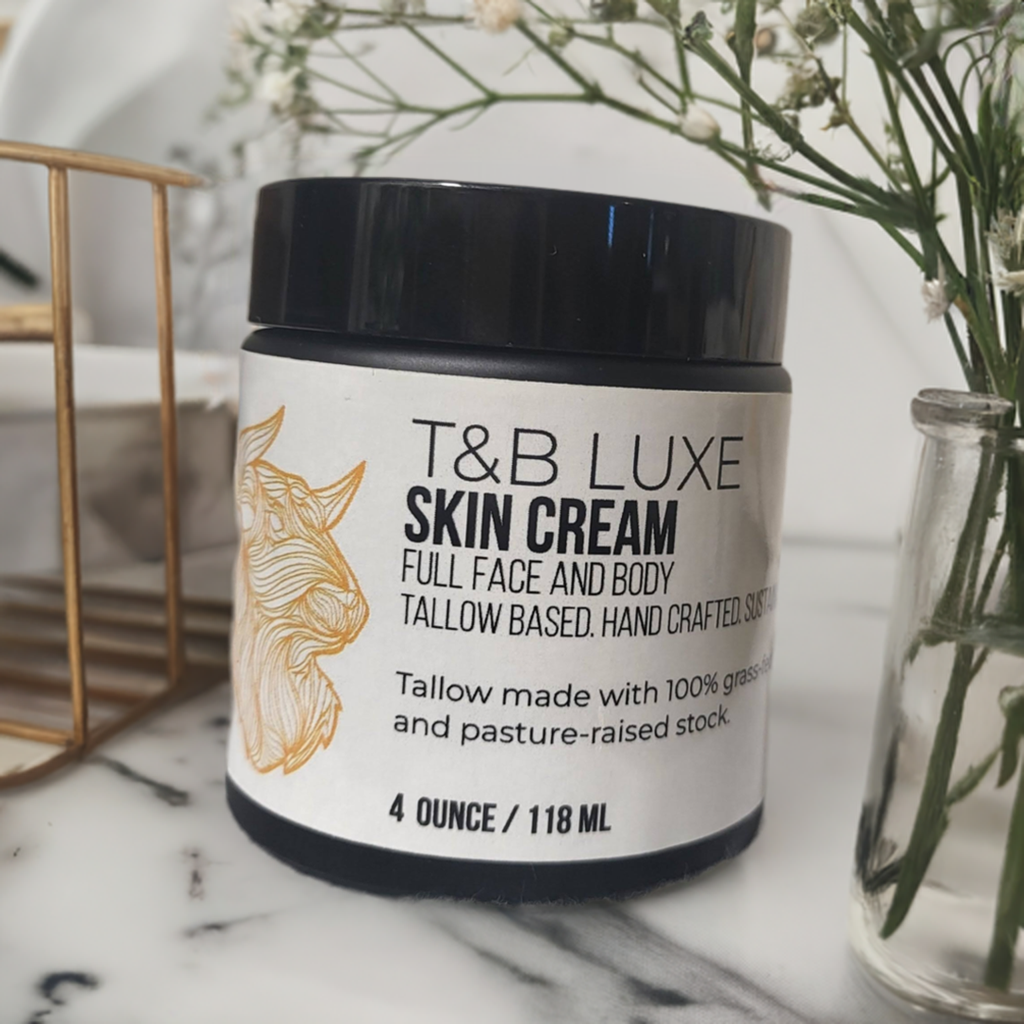 T&B Luxe Whipped Tallow Skin Cream All Natural in SignatureScent- 2 Ounce