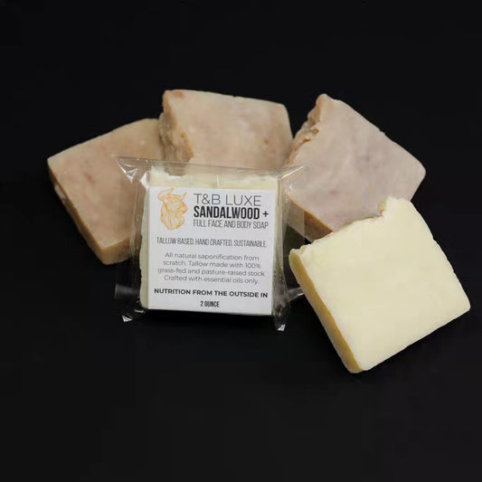T&B Luxe Sandalwood+ Tallow and Honey Soap
