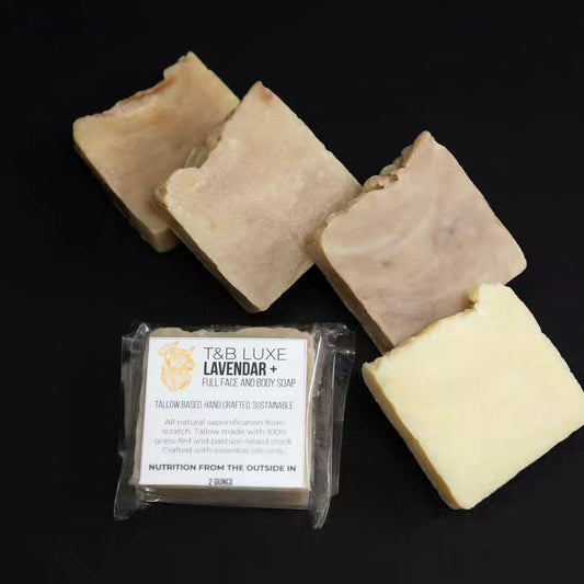 T&B Luxe Lavender+ Tallow and Honey Soap