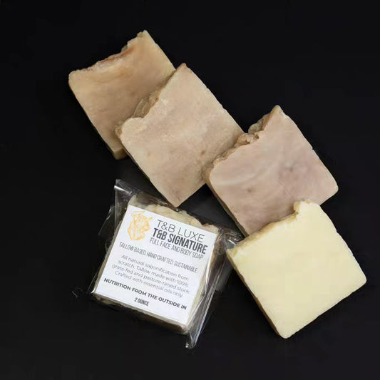 T&B Luxe Signature Tallow and Honey Soap